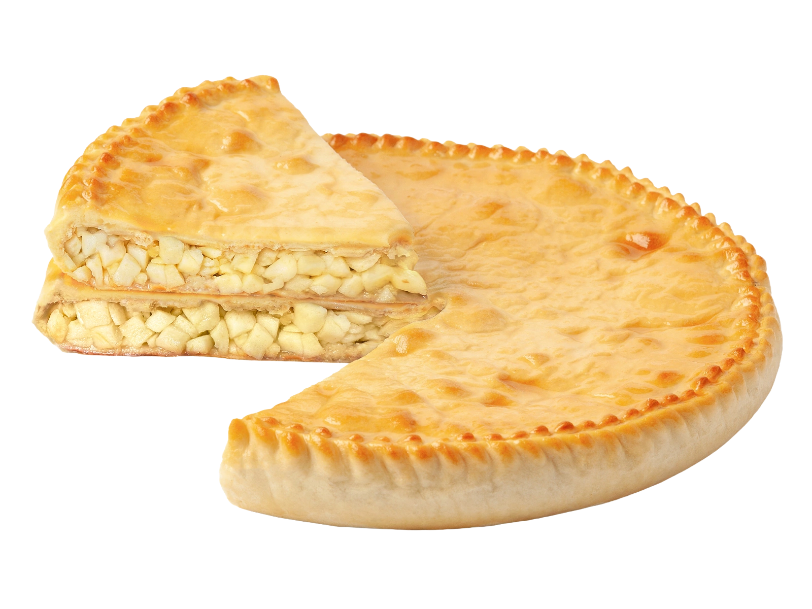 Сладкий пирог с яблоками и корицей